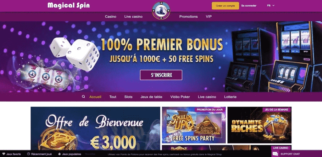 Magical Spin casino : le meilleur casino en ligne France en 2025 Magical Spin casino : le meilleur casino en ligne France en 2025