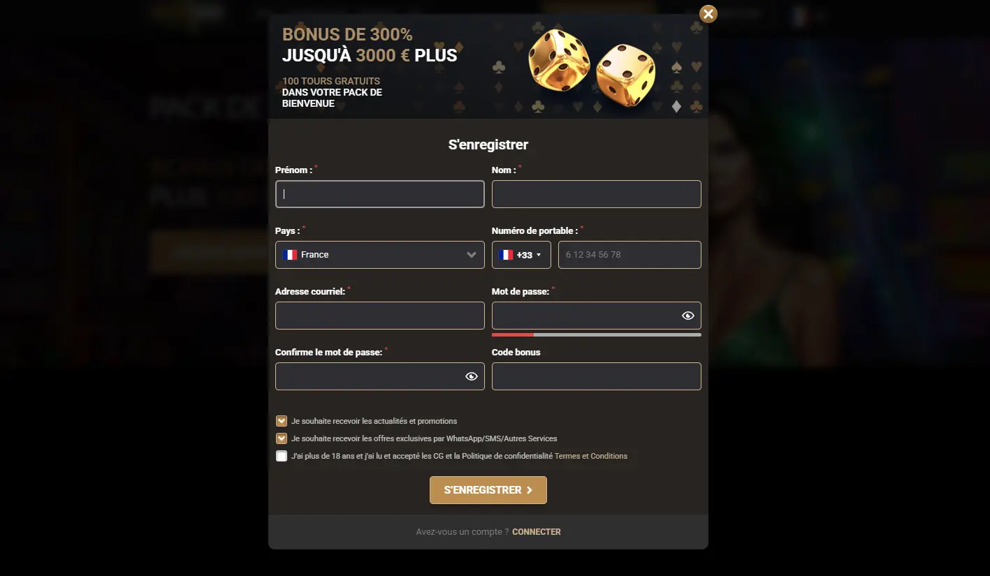 S'inscrire et se connecter au Megawin casino en ligne S'inscrire et se connecter au Megawin casino