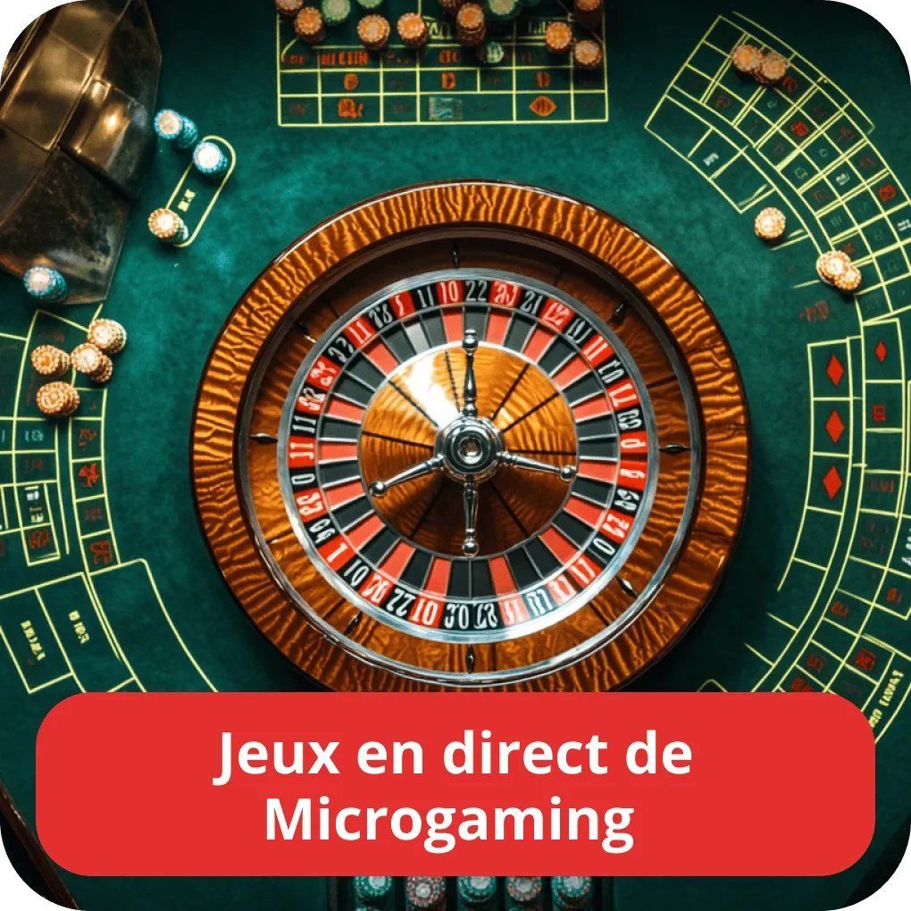 Jeux en direct de Microgaming 