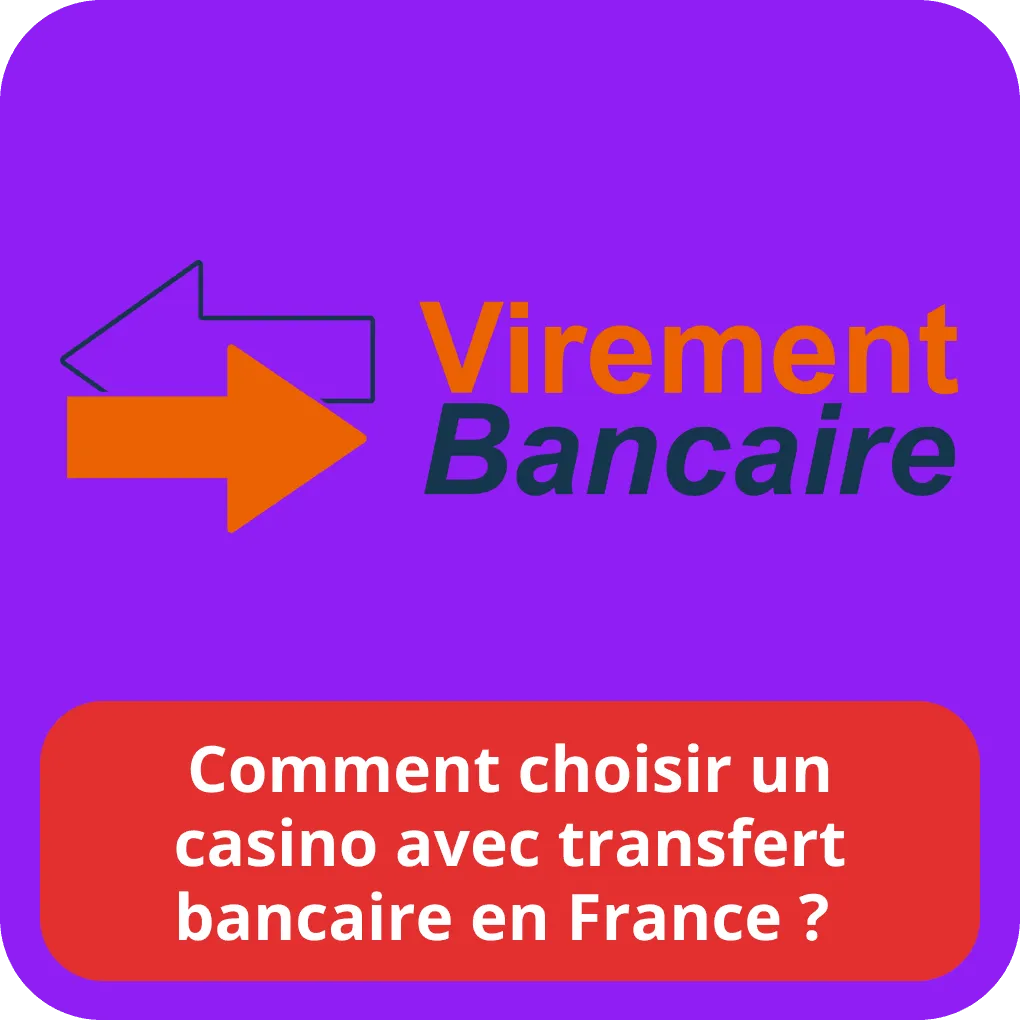 Meilleurs casinos avec transfert bancaire