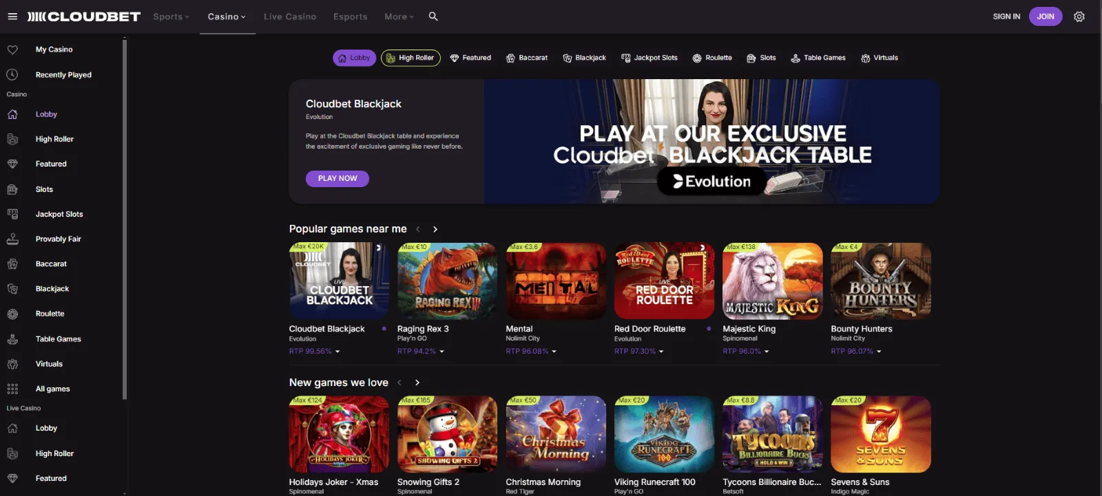 Cloudbet casino