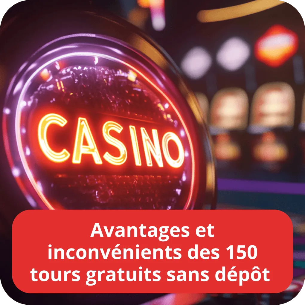 Casino sans dépôt 150 tours gratuits