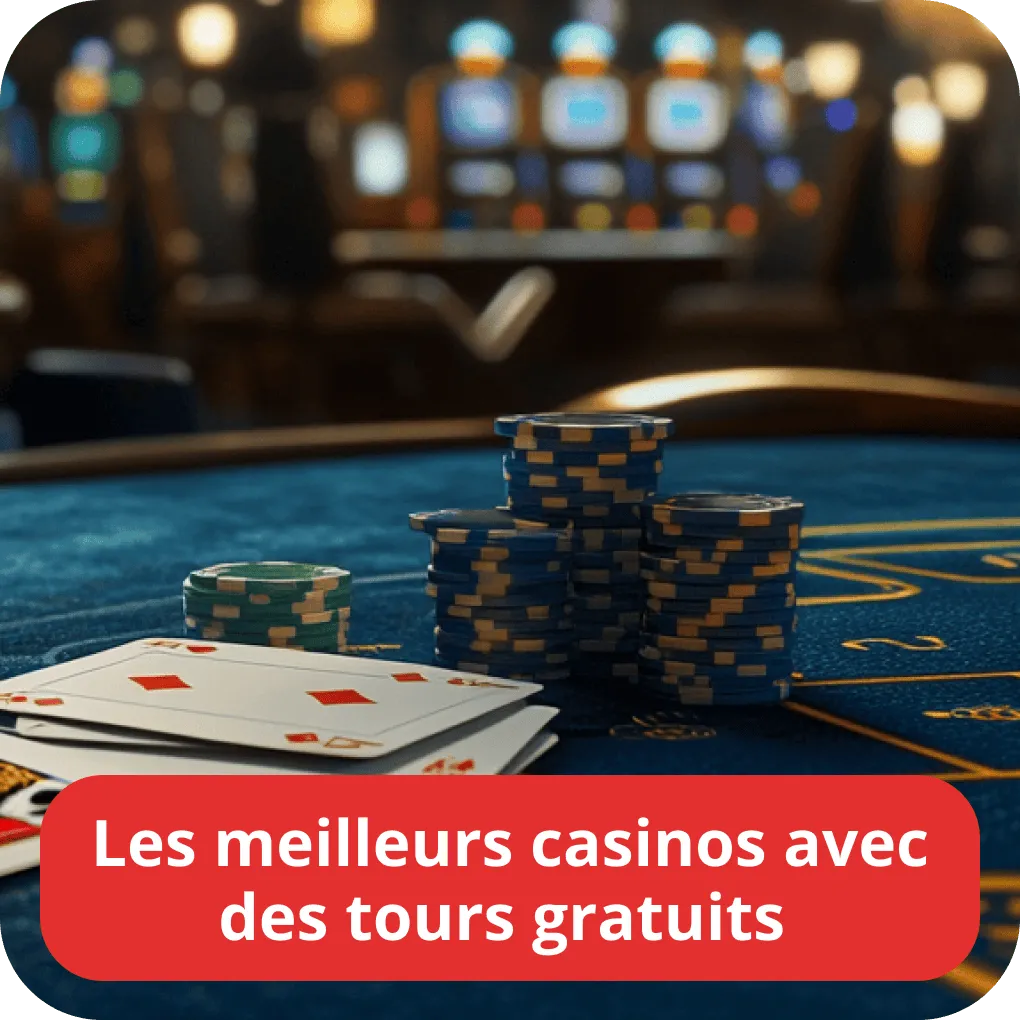 Casinos offrant 150 tours gratuits