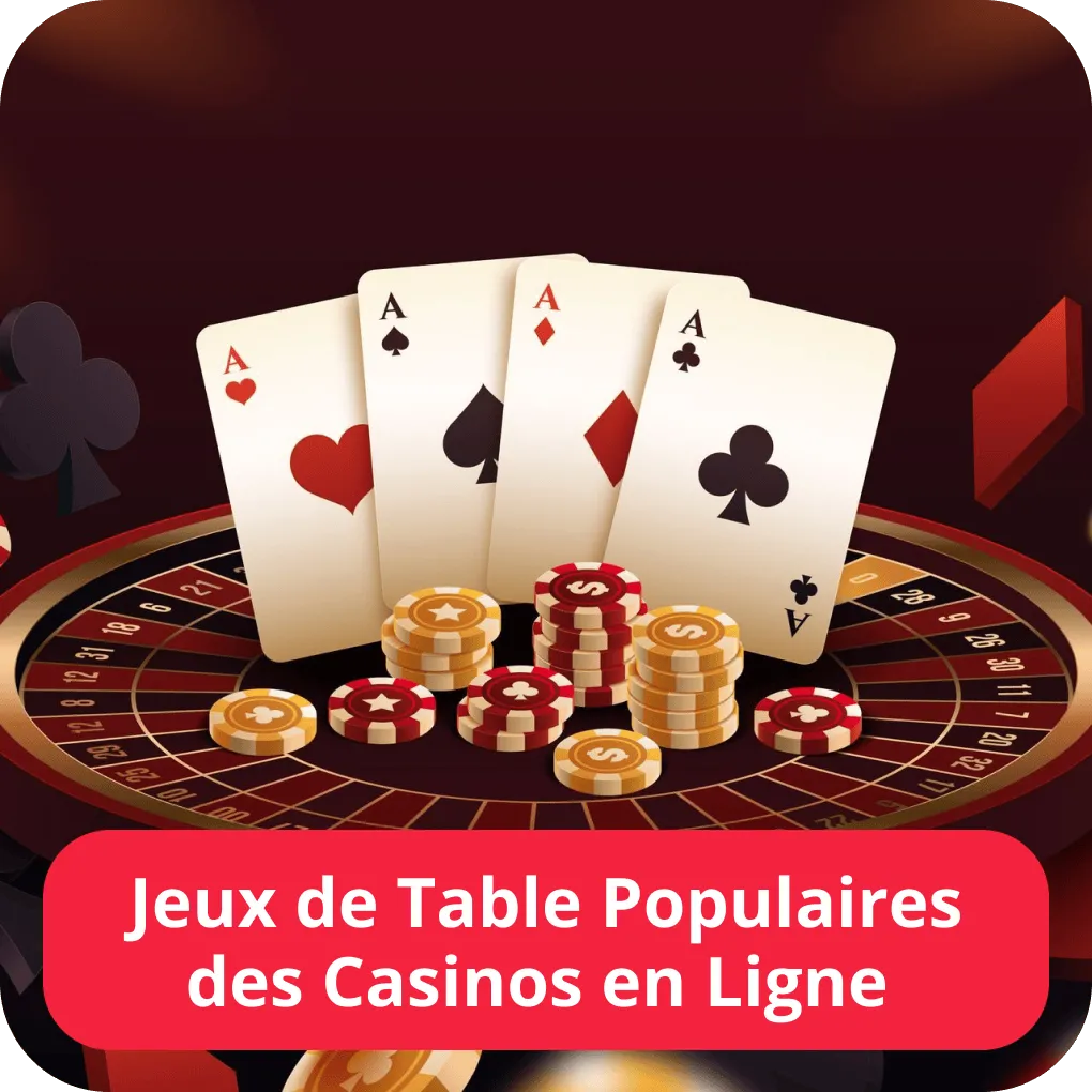 Jeux de Table Populaires des Casinos en Ligne 