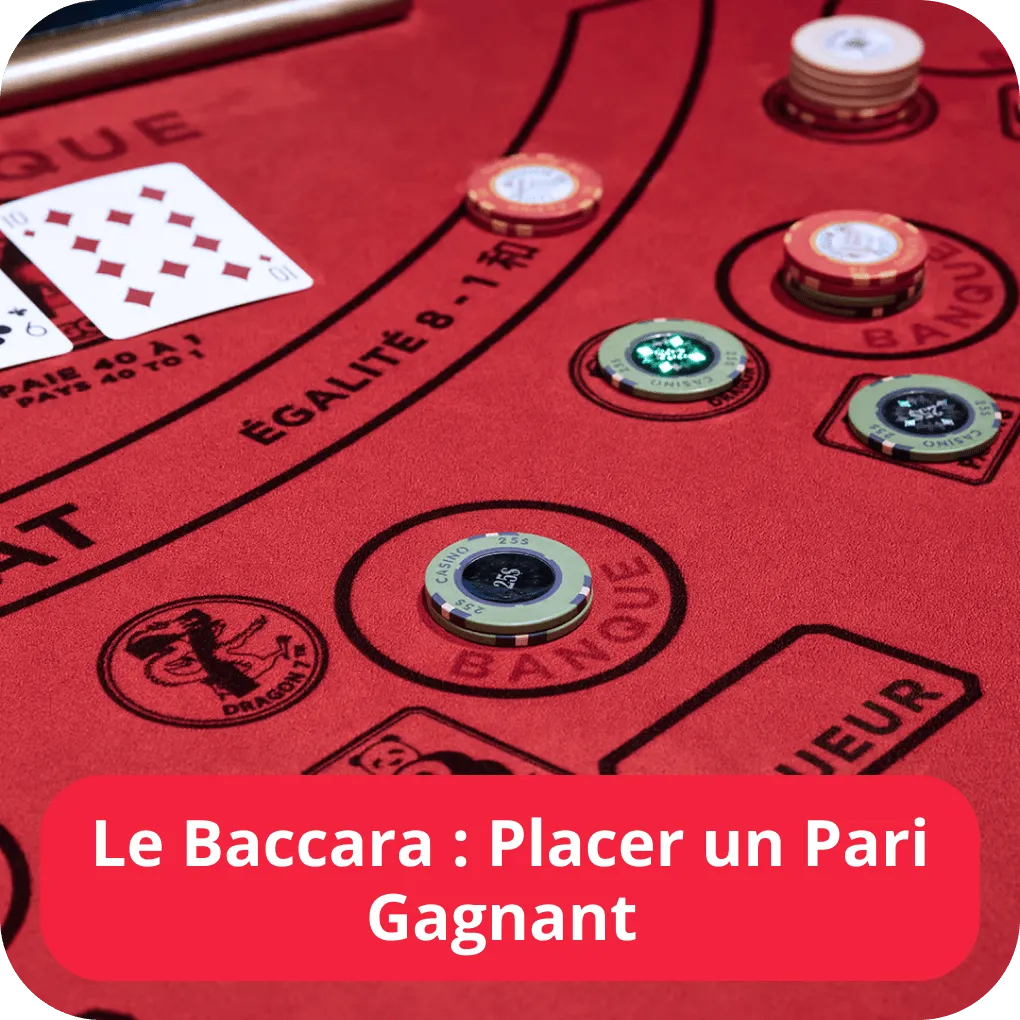 Le Baccara : Placer un Pari Gagnant 