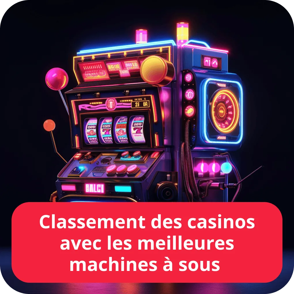 Classement des casinos avec les meilleures machines à sous 