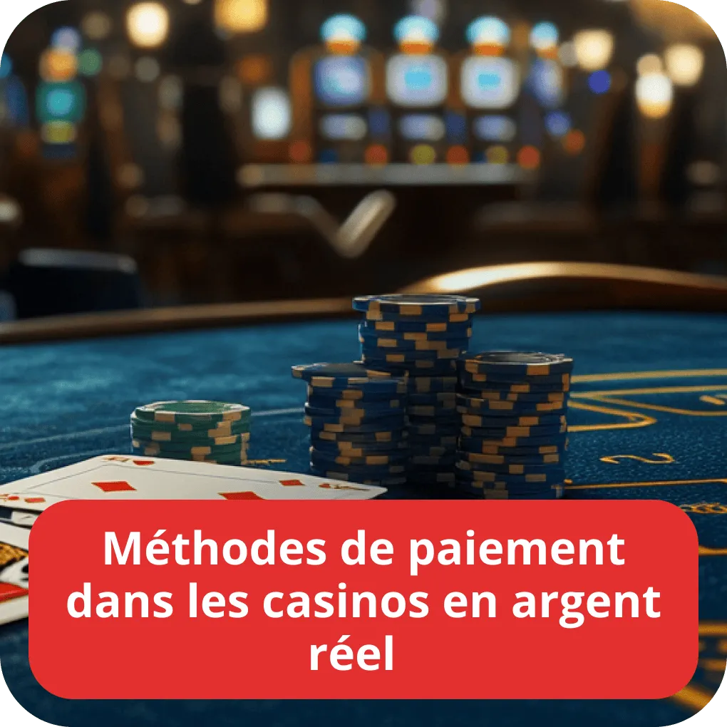 Méthodes de paiement des casinos